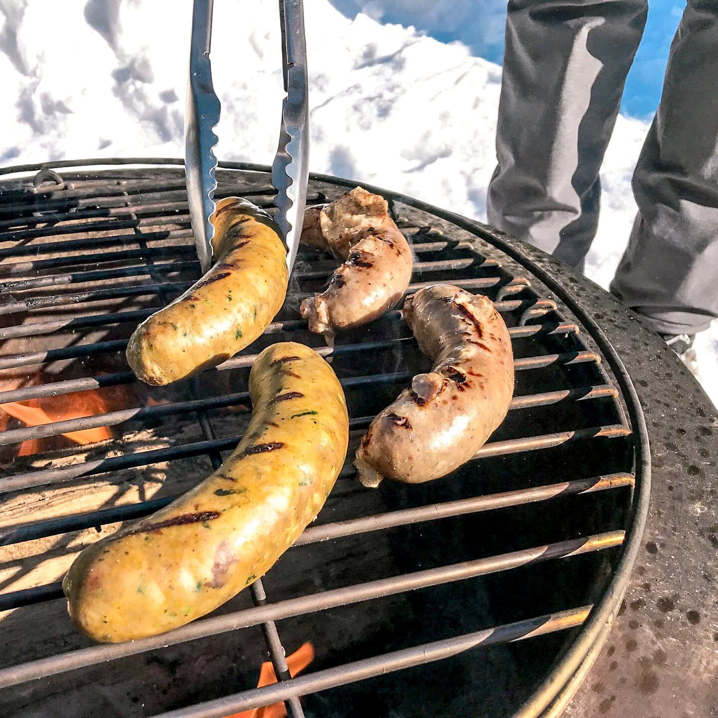 saucisses sur bbq